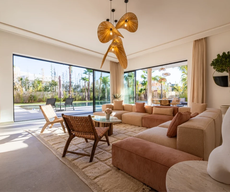 CAN 2025 au Maroc : Vivez l’événement depuis une villa de luxe à Marrakech 3 Bab Eden Location Villa Marrakech Villa 150 Elegance Et Modernite A Amelkis